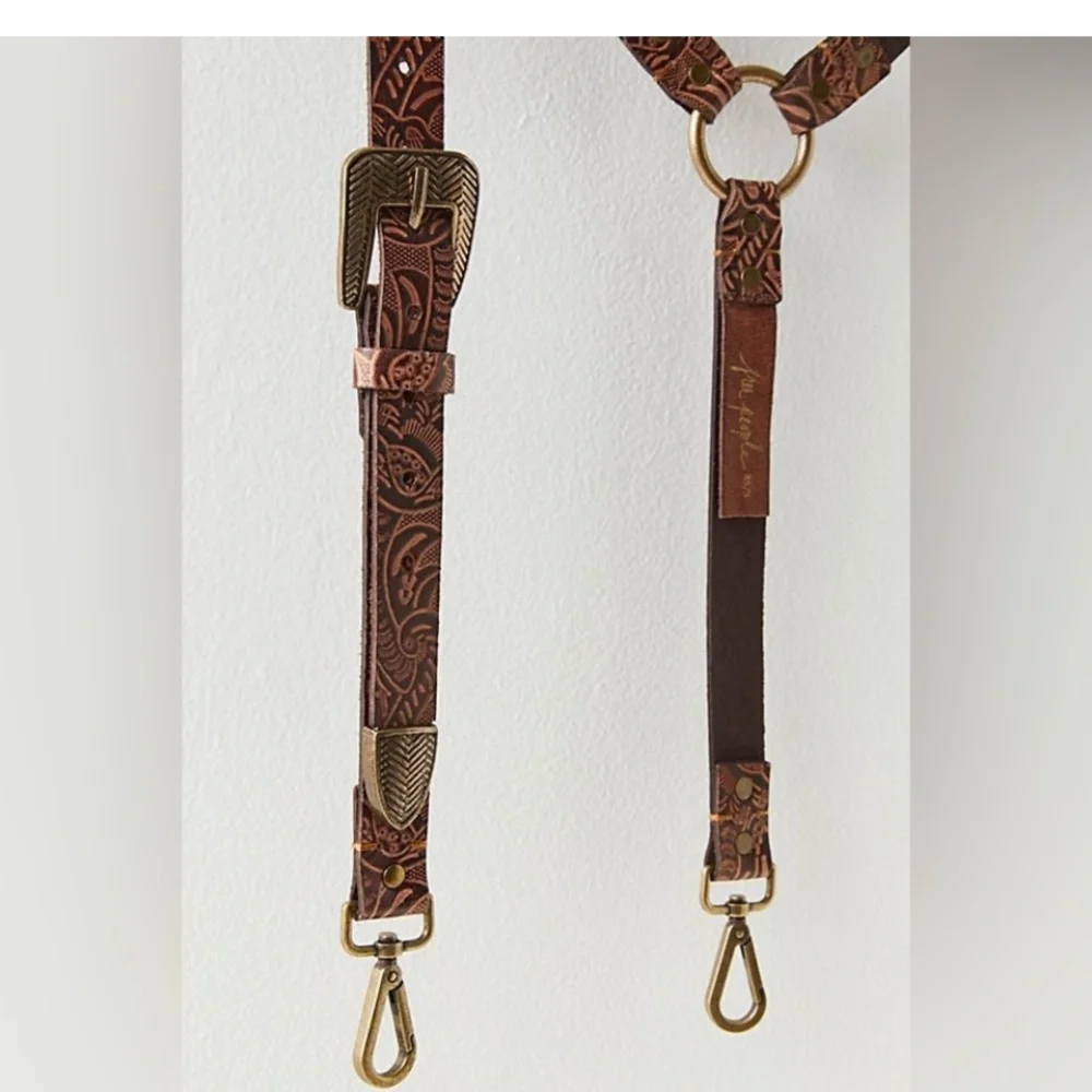 Free People Harlow Mix N Match Suspenders NWT - Picture 6 of 6